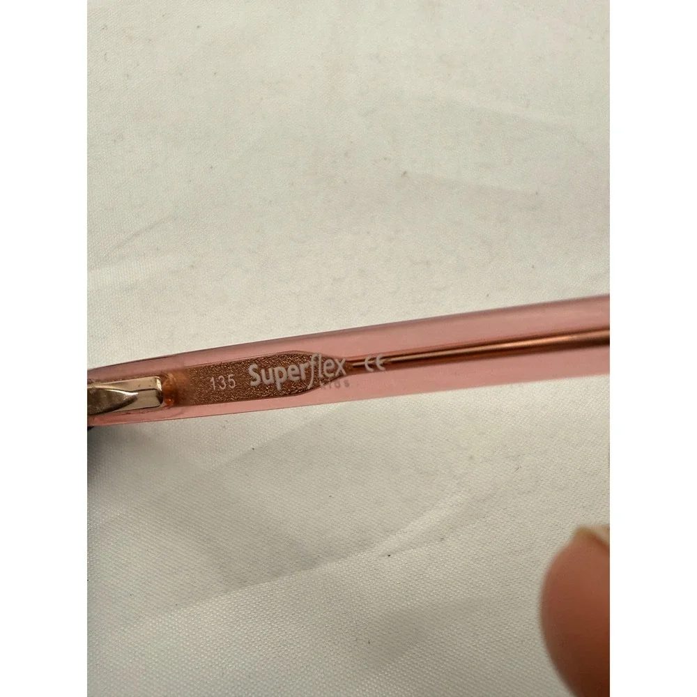 Superflex Kids Eyeglasses Blue Pink‎ Acetate Frames Stylish Eye Glasses